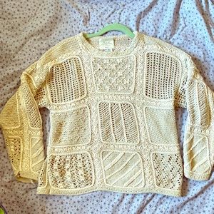 Hand knitted light brown/tan sweater